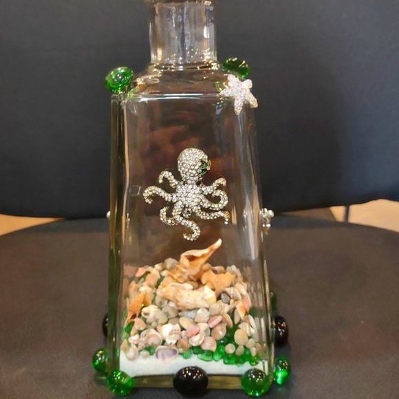 Decorative Glass Fusion Bottles - Picture 1 of 4